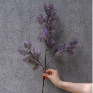 Flores Artificiais em Cores Roxas Lavanda, Rosas e Hortênsias para Casamentos e Decoração de Casa, Modelo 956 em Tecido de Seda - Product Image 2