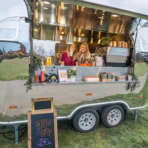 Caravane Mobile Bar Camion à bière Café Van Hotdog Food Cart Ice Cream Food Truck Vintage Food Trailer - Product Image 1