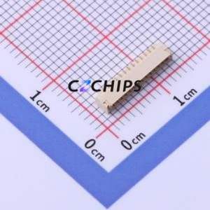 HDGC0802WR-S-13P Wire-to-Board Pin Header SMD,P=0.8mm,Horizontal Mount Connector 1x13P 0.8mm Horizontal Mount 13P - Product Image 1