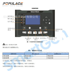 Hgm9580 ชุดควบคุมเครื่องกำเนิดไฟฟ้าดีเซลแบบอัจฉริยะ โมดูลควบคุมบัสบาร์แบบขนานอัตโนมัติ - Product Image 4