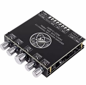 <span class=keywords><strong>2.1</strong></span> Kênh Công Suất Cao Chuyên Nghiệp Kỹ Thuật Số Board Khuếch Đại Công Suất 2*160W + 220W Bt Xe Mang Nặng Mô-đun Loa Siêu Trầm - Product Image 2