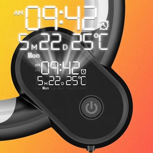 Phong Cách Mới Ứng Dụng Điều Khiển <span class=keywords><strong>Bluetooth</strong></span> Loa Thông Minh Thức Dậy Q Bầu Không Khí Ánh Sáng Đồng Hồ Báo Thức Phòng Ngủ Trang Trí Âm Nhạc Ánh Sáng Ban Đêm - Product Image 5