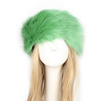 Bandeau moelleux pour femmes et hommes, bandeau en fourrure, cache-oreilles en fourrure russe, turban élastique, couvre-chef large, accessoires de chapeaux de ski