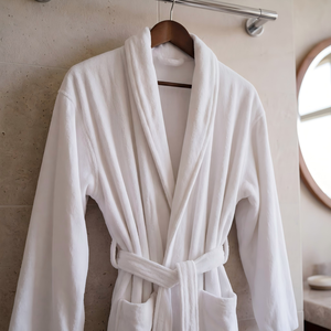 Peignoir <span class=keywords><strong>de</strong></span> <span class=keywords><strong>luxe</strong></span> pour femmes, doux et confortable, exquis, idéal pour les chambres d'hôtel et l'usage quotidien - Product Image 4
