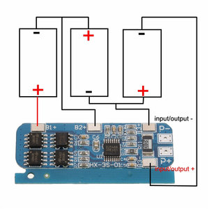 18650 3S 10A Caricatore di Batteria Al Litio Protezione Bordo del Modulo per 3pcs 18650 Cellula di Batteria Li-Ion di Ricarica BMS 3.7V 11.1V 12.6V - Product Image 2