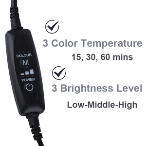 Eyecaring 3 chế độ màu Dimmable USB LED clip trên đọc ánh sáng đèn bàn với kẹp cho giường chiếu sáng đầu giường - Product Image 4