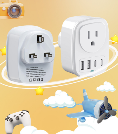 HONPNK Plug Adapter Australia New Zealand Power Plug Adapter US to Plug Adapter Travel Essentials for USA to Australia