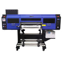 Imprimante UV DTF 60 cm, machine d'impression à jet d'encre UV LED pour étiquettes, vêtements, coques de téléphone et gobelets