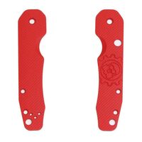 COUTEAUX SMOCK personnalisés G10 ÉCHELLES AVEC MOTIF/LOGO POUR SPYDERCO SMOCK