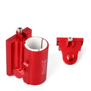 Support de parapluie de pêche en alliage d'aluminium rouge, léger et durable, accessoire porte-canne pour équipement de pêche en extérieur - Product Image 1