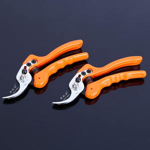 Lao Hua Zi Bypass Pruning <b>Shears</b> Stainless Steel Orange Handle 10-20mm Trimming Diameter Garden <b>Tool</b> - Product Image 1