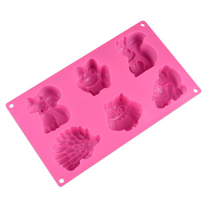 Stampo per torta in Silicone a forma di animale 8 fori per torte da cucina stampo per 100% alimenti stampi in Silicone per cioccolato strumenti per torta - Product Image 4