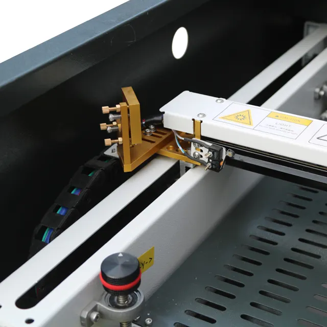 Presisi tinggi 4040 Desktop CO2 berpendingin air kaca kristal Laser mesin pemotong ukiran untuk penggunaan rumah 0.01mm