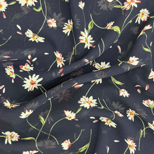 Thời trang ngọc trai chiffon 75D in Vải không có moq cho may mặc và các ứng dụng nội thất - Product Image 1