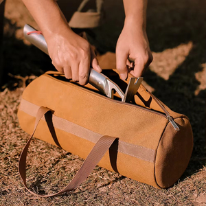 Durable Handheld Tent <strong>Peg</strong> Ground Nail Holder Canvas Organizer <strong>Bag</strong> Outdoors Camping Tools Storage <strong>Bag</strong> with Custom Logo - Product Image 3