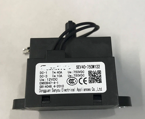 <span class=keywords><strong>Contacteur</strong></span> relais CC haute tension 40A 750VDC Bobine 12V Scellé céramique pour véhicules électriques SEV40750M122 - Product Image 2