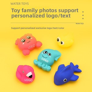 Jouets d'eau en plastique mignon dessin animé <span class=keywords><strong>crabe</strong></span> porc-épic pour les enfants se baignant et nageant avec effet sonore de pincement et d'appel pour les enfants - Product Image 1