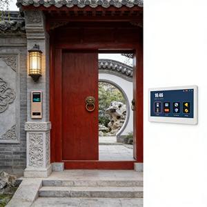 Caméra HD 1080P et sonnette intelligente IP à vision large de <span class=keywords><strong>120</strong></span> degrés avec écran 7 pouces pour une couverture étendue des entrées - Product Image 1