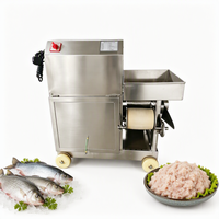 Machine industrielle entièrement automatique pour l'élimination des arêtes de poisson, prix du séparateur d'arêtes de poisson industriel, machine de récolte de viande de poisson