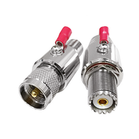 Usine 0-3GHz UHF mâle PL259 prise vers UHF femelle SO239 prise cloison parafoudre parafoudre protecteur parafoudre