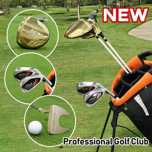 Juego de Palos de Golf Profesional Passen de 11 Piezas de Acero Inoxidable para Hombre y Mujer con Varilla de Carbono, Color Dorado, Palos de Práctica, Bolsa de Golf - Product Image 3