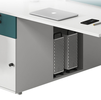 Poste de travail de bureau, espace ouvert, bureau modulaire, bureau d'ordinateur, Table de travail, bureau