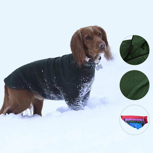 Stylish Luxury 2 Legged Puppy Fleece <strong>Dog</strong> Apparel Water Repellent Warm Large Fluffy Stretch Fleece <strong>Pyjamas</strong> for <strong>Dogs</strong> - Product Image 2