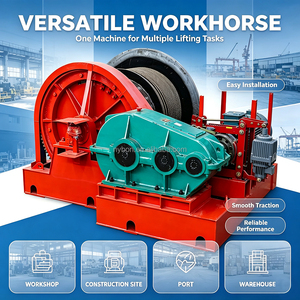 Treuil électrique de 50 tonnes pour levage de charges lourdes et remorquage de composants lourds dans les projets de barrages de grande envergure - Product Image 1