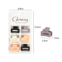 Vente en gros de 6 pièces/ensemble d'accessoires pour cheveux de style coréen, mini pince à cheveux, pince à cheveux simple, petite épingle à cheveux, pince à cheveux pour femmes, filles et enfants