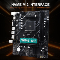 Carte mère de jeu PC AM4 DDR4 B450 avec capacité de 64 Go prise M-ATX état neuf double canal de mémoire vente en gros