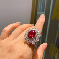 Ensemble de bijoux collier et bague en laiton plaqué or incrusté de zircon, style vintage européen et américain - Cadeau de mariage idéal pour petite amie