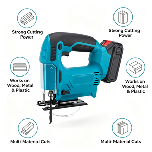 Seghetto Alternativo Elettrico Industriale 21V Senza Spazzole <span class=keywords><strong>a</strong></span> Batteria al Litio <span class=keywords><strong>per</strong></span> Taglio Metallo e Legno, Portatile da 16 Pollici <span class=keywords><strong>per</strong></span> <span class=keywords><strong>Potatura</strong></span> - Product Image 4