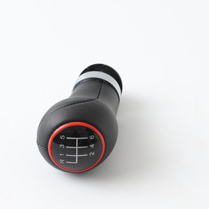 Pomo de Palanca de Cambios de Cuero para Automóvil, 6 Velocidades, Audi Europa, Ergonómico - Product Image 1