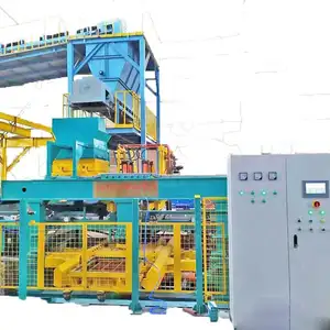 Máquina automática de fundición de metal de China, línea de producción de equipos de fundición en arena
