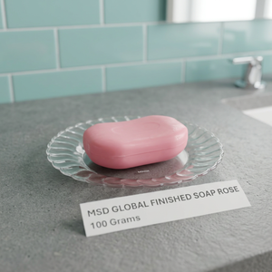 สบู่ก้อน MSD GLOBAL โรส บาร์โซป 100 กรัม สบู่ล้างมือผสมน้ำมันปาล์ม อายุการเก็บรักษา 2 ปี เหมาะสำหรับทุกสภาพผิว - Product Image 4