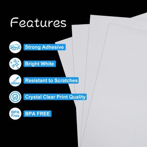 Papel Adhesivo Térmico A4 Unifon, Pulpa de Madera Pura, Alto Brillo, Alta Definición, para Uso en Oficina - Product Image 6