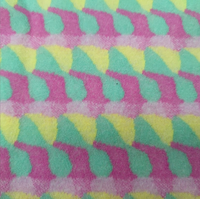 Tissu en peluche jacquard 4 couleurs, style Shanghai, à poils longs, ignifuge, tricoté, 3 cm, pour vêtements, jouets, artisanat et sacs