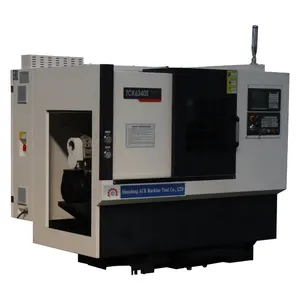 fanuc cnc lathe tck6340s CNC lathe spindle servo motor is equipped with row tool holder and hydraulic chuck