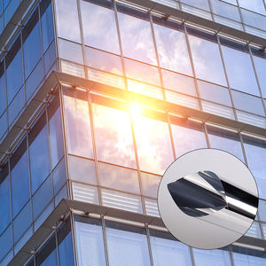 95% UV argent One Way Vision miroir fenêtres réfléchissantes teinte <span class=keywords><strong>Film</strong></span> solaire pour la construction - Product Image 4