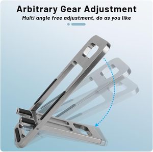 Portable Stainless Steel Mobile Phone Holders Multi-Angle Aluminum Alloy Adjustable Cell Phone <b>Stand</b> - Product Image 4