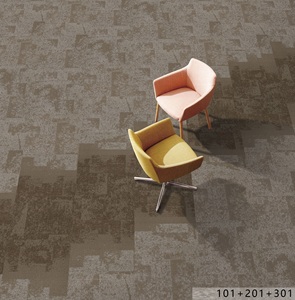 Carreaux de tapis de <span class=keywords><strong>bureau</strong></span> en nylon 50x50cm, design moderne de carreaux de pile de boucle pour la maison, le studio, les couloirs des hôtels et le <span class=keywords><strong>bureau</strong></span>. - Product Image 5