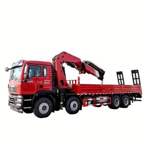 Grue montée sur camion HOWO, grue à échelle, grue à bras articulé - Product Image 3