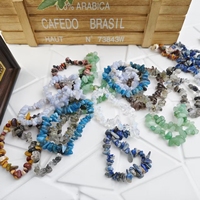 Bracelet en éclats de quartz agate aux couleurs vives semi-précieuses, idéal pour la spiritualité - Grande Vente