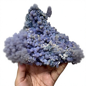 Wholesale Bulk FAIJAN GEMS Natural Grape Agate Raw Stones Specimen <b>Cluster</b> Healing <b>Crystal</b> Rough Stone Rajasthan for Jewelry - Product Image 1