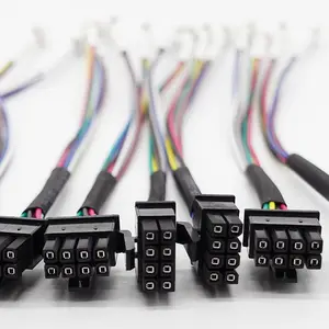 Professional Factory Female Spade Crimp Terminal Connector with Molex Cable Loom Wiring Harness Auto Electronics Ltd. KH-R121
