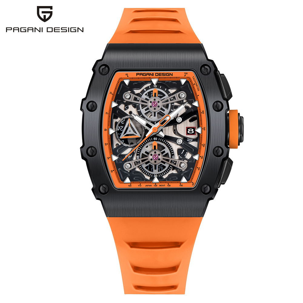 Ruban adhésif orange à coque noire