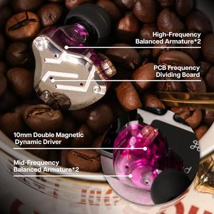 <span class=keywords><strong>Écouteur</strong></span>s intra-auriculaires KZ-ZS10 PRO Technologie hybride HiFi Bass Bouchons <span class=keywords><strong>d</strong></span>'<span class=keywords><strong>oreille</strong></span> pour jeux sportifs <span class=keywords><strong>Écouteur</strong></span>s filaires <span class=keywords><strong>avec</strong></span> micro 3,5 mm - Product Image 4