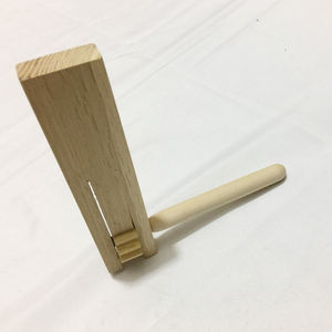 Castalettes en bois à manivelle, bruiteuses, à main, pour faire du bruit, jouets traditionnels - Product Image 3