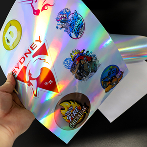 8.5x11 Holographic giấy in A4 Holographic an ninh dán máy in phun có thể in vinyl Sticker giấy cho máy in phun máy in - Product Image 3