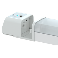Lampes d'extérieur LED d'urgence pour entrepôt, à détection, à intensité variable sur trois niveaux, angle de faisceau de 120 degrés, température de couleur 3000K-6500K, garantie 5 ans